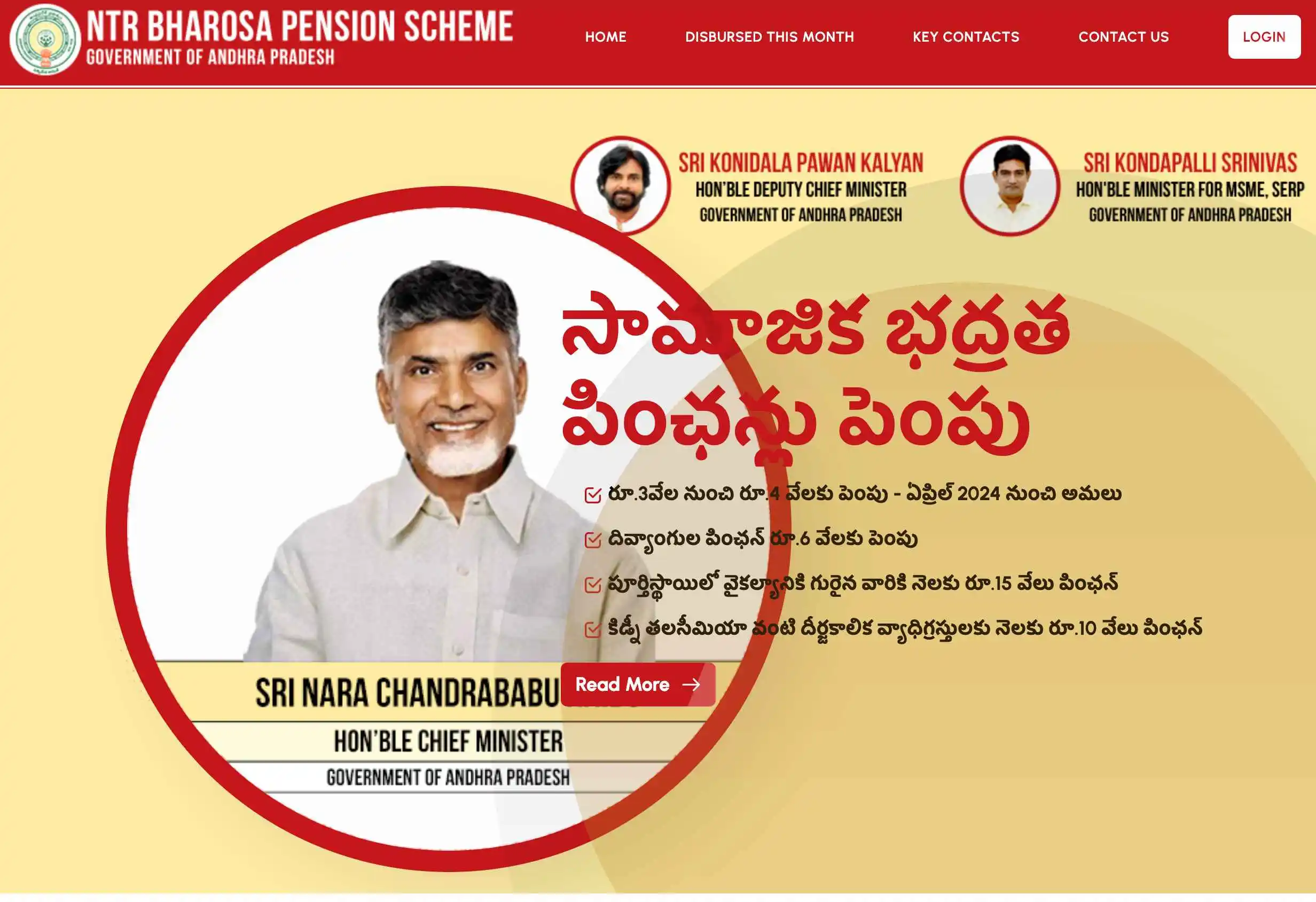 NTR Bharosa Pension