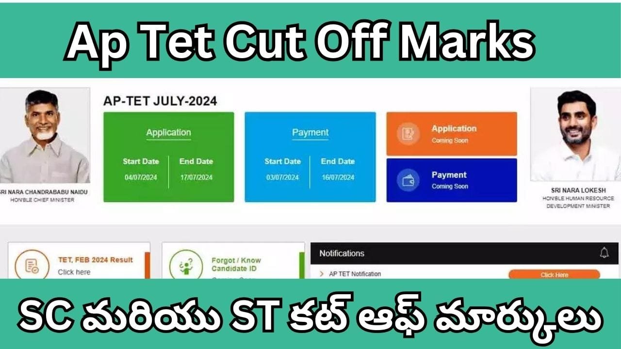 AP TET 2024 SC & ST Cut Off Marks