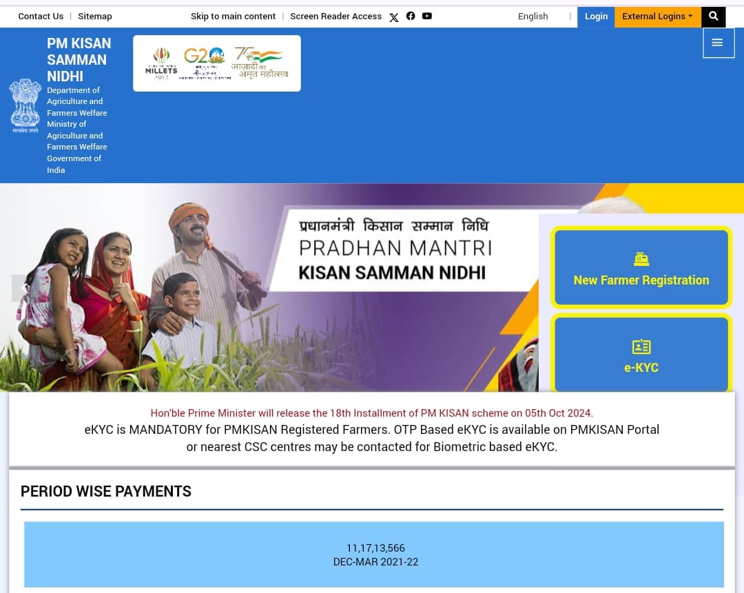 Pm kisan Payment Status Telugu