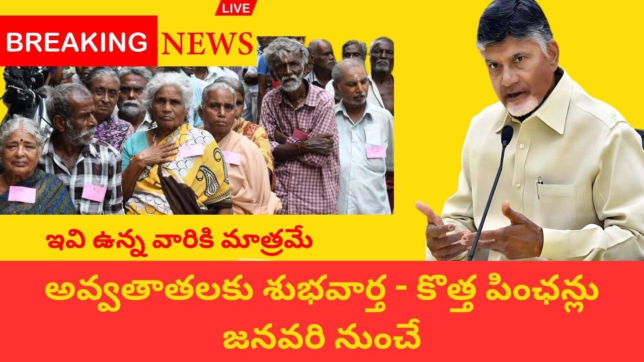 Good News for Pensioners NTR Bharosa Pension