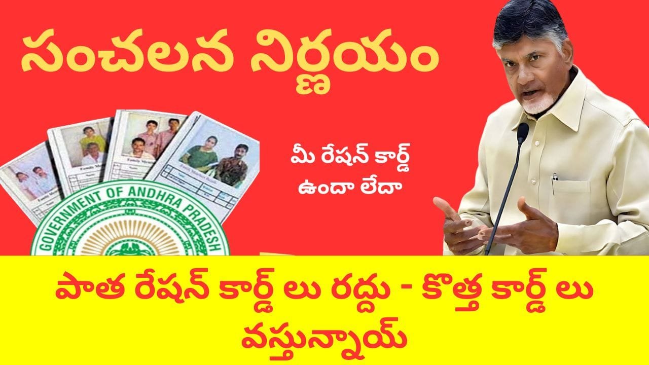 ap govt desition on new ration cards 2024