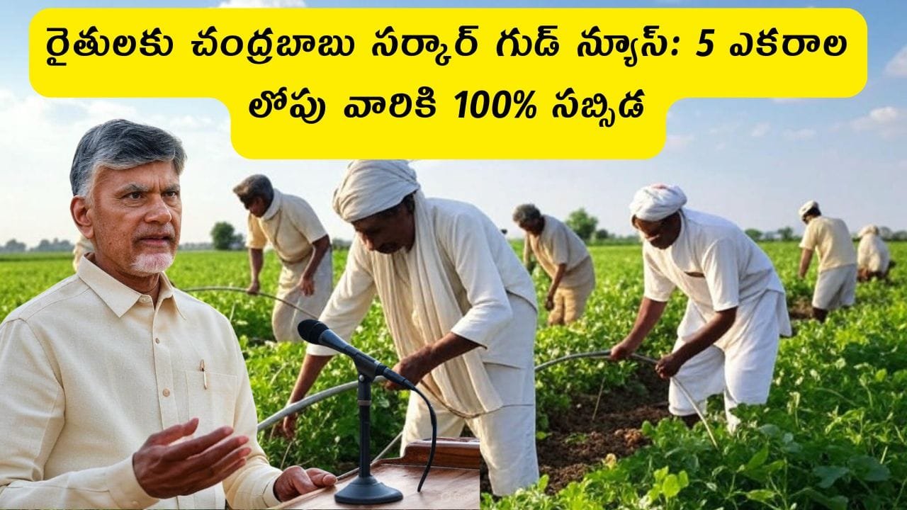 Chandrababu Government Farmers Subsidy 2025